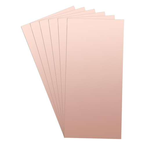 6pcs 200x100mm Double Sided Copper Clad Laminate PCB Circuit Board FR4 1mm Thickness DIY Prototyping PCB Board