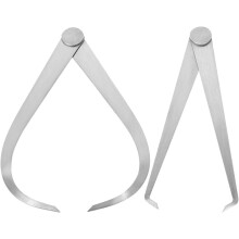 300mm 12-inch Inside Outside Caliper Stainless Steel Firm Friction Joint Measuring Tool 1 Pair