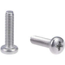 M4x16mm Machine Screws Pan Phillips Cross Head Screw 304 Stainless Steel Fasteners Bolts 20Pcs