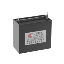 Ceiling Fan Capacitor CBB61 18uF 450V AC Single Insert Metalized Polypropylene Film Capacitors 60x53x30mm for Water Pump Motor Generator