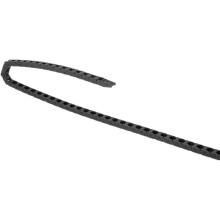 Drag Chain Cable Carrier Closed Type with End Connectors R15 7X7mm 1 Meter Plastic for Electrical CNC Router Machine Black