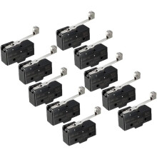 10PCS LXW5-11G1 1NO + 1NC Long Hinge Roller Lever Miniature Micro Switches