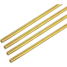 4PCS 0.2mm x 0.7mm x 500mm Brass Pipe Tube Round Bar Rod