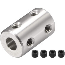 6mm to 6mm Bore Rigid Coupling Set Screw L22XD14 Stainless Steel,Shaft Coupler Connector for RC Airplane Boat, Motor Accessories