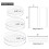 Acrylic Round Cake Disk Set,Acrylic Cake Discs Set,Comb Scrapers,Dowel Rods,Icing Scraper,Acrylic Scraper Smoother 6