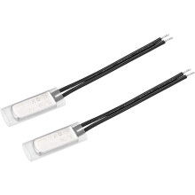 KSD9700 Thermostat, 80 Normally Open Temperature Switch Thermal Switch, N.O 5A Metal Temperature Controller 2pcs