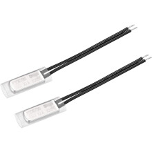 KSD9700 Thermostat, 105 Normally Close Temperature Switch Thermal Switch, N.C 10A Metal Temperature Controller 2pcs