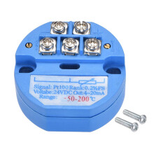 PT100 Temperature Sensor Transmitter 24V DC 4-20mA -50 to 200