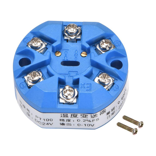 PT100 Temperature Sensor Transmitter 24V DC 0-10V 0 to 600