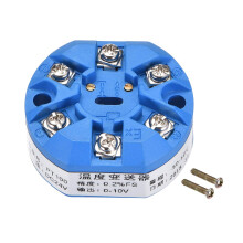 PT100 Temperature Sensor Transmitter 24V DC 0-10V -50 to 50