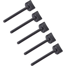 M4 x 45mm Thumb Screw Bolt Hand Driven Spade Nylon Plastic Screws Metric Thread for RC Model Aircraft 5 Pcs
