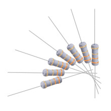 100Pcs 3.3 Ohm Resistor, 1W 5% Tolerance Metal Oxide Film Resistors, Axial Lead, Flame Proof for DIY Electronic Projects and Experiments