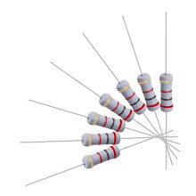 100Pcs 2K Ohm Resistor, 1W 5% Tolerance Metal Oxide Film Resistors, Axial Lead, Flame Proof for DIY Electronic Projects and Experiments