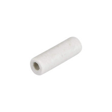 1mm Dia Ceramic Insulation Tube Single Bore Alumina Porcelain High Temperature Insulator Pipe for Heating Element 500 Pcs