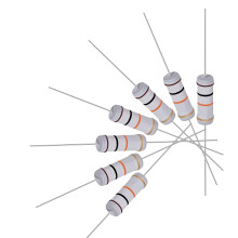 40Pcs 10K Ohm Resistor, 3W 5% Tolerance Metal Oxide Film Resistors, Lead, Flame Proof for DIY Electronic Projects and Experiments