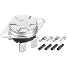 KSD302T Thermostat, Temperature Control Switch 90C 20A Manual Reset N.C 6.3mm Pin with Terminals