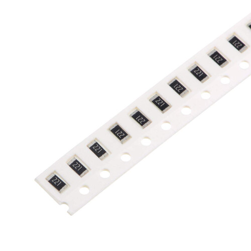 Surface Mounted Devices Chip Resistor, 220 Ohm 1/4W 1206 Fixed Resistors, 5% Tolerance 300pcs