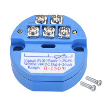 PT100 Temperature Sensor Transmitter 24V DC 4-20mA 0 to 150