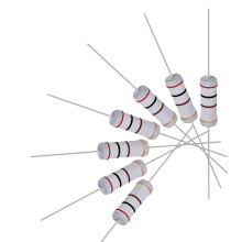 40Pcs 200 Ohm Resistor, 3W 5% Tolerance Metal Oxide Film Resistors, Lead, Flame Proof for DIY Electronic Projects and Experiments