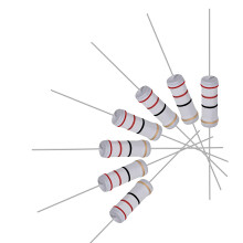 40Pcs 22 Ohm Resistor, 3W 5% Tolerance Metal Oxide Film Resistors, Lead, Flame Proof for DIY Electronic Projects and Experiments
