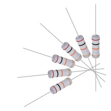 40Pcs 20K Ohm Resistor, 3W 5% Tolerance Metal Oxide Film Resistors, Lead, Flame Proof for DIY Electronic Projects and Experiments