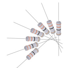 20Pcs 33 Ohm Resistor, 3W 5% Tolerance Metal Oxide Film Resistors, Lead, Flame Proof for DIY Electronic Projects and Experiments