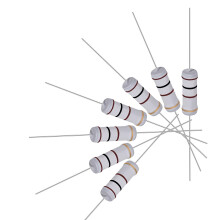 40Pcs 100 Ohm Resistor, 3W 5% Tolerance Metal Oxide Film Resistors, Lead, Flame Proof for DIY Electronic Projects and Experiments