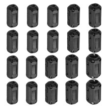 22 Pcs Ferrite Filter Ring Core RFI EMI Noise Suppression Cable Clip ID 3/5/7/9/13mm 0.12/0.2/0.28/0.35/0.51Inch Regular Styles for Electronic Devices