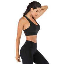 Fashion Sports Bra Workout for Tank Tops for Women Crop Running Padded Sports Br Pink M