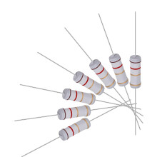 40Pcs 1.2 Ohm Resistor, 3W 5% Tolerance Metal Oxide Film Resistors, Lead, Flame Proof for DIY Electronic Projects and Experiments
