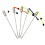 Diving Pointer Stick, Scubas Diving Stainless Lobsters Stick Pointer Noise Maker Yellow 2