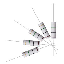 50Pcs 1M Ohm Resistor, 5W 5% Tolerance Metal Oxide Film Resistors, Axial Lead, Flame Proof for DIY Electronic Projects and Experiments