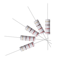 10Pcs 220 Ohm Resistor, 5W 5% Tolerance Metal Oxide Film Resistors, Axial Lead, Flame Proof for DIY Electronic Projects and Experiments