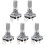 360 Degree Rotary Encoder Code Switch Digital Potentiometer 3 Pins 20mm 5pcs 1