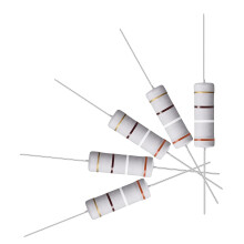 10Pcs 390 Ohm Resistor, 5W 5% Tolerance Metal Oxide Film Resistors, Axial Lead, Flame Proof for DIY Electronic Projects and Experiments