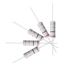 10Pcs 2 Ohm Resistor, 5W 5% Tolerance Metal Oxide Film Resistors, Lead, Flame Proof for DIY Electronic Projects and Experiments