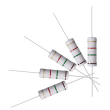 50Pcs 1.5K Ohm Resistor, 5W 5% Tolerance Metal Oxide Film Resistors, Axial Lead, Flame Proof for DIY Electronic Projects and Experiments