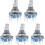 360 Degree Rotary Encoder Code Switch Digital Potentiometer 5 Pins 15mm D-Shaft 5Pcs 1