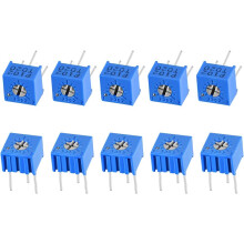 3362 Trimmer Potentiometer 1K Ohm Top Adjustment Horizontal Variable Resistors 10Pcs