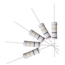 10Pcs 100K Ohm Resistor, 5W 5% Tolerance Metal Oxide Film Resistors, Shaft Lead, Flame Proof for DIY Electronic Projects and Experiments
