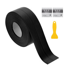 Caulk Tape Waterproof, 0.83 Inch x 10.5 ft Self-Adhesive Sealant Sealing Strip Caulking Sealant Tape PVC with Tool for Kitchen Sink Toilet Bathroom Ba