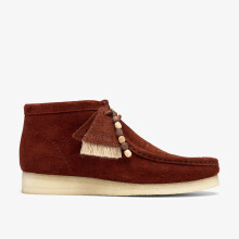 (Standard, 7 (Adults')) Wallabee Boot Brown Combi Sde