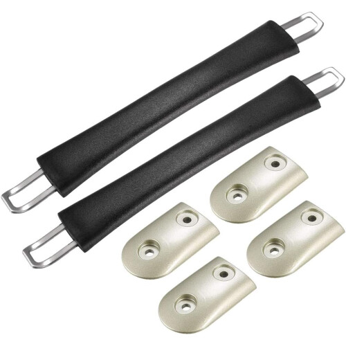 Luggage Handle, 213mm Length Strap Grip Replacement for Suitcase Case Black 2Pcs