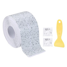 Caulk Tape Waterproof, 1.42 Inch x 10.5 ft Self-Adhesive Sealant Sealing Strip Caulking Sealant Tape PVC with Tool for Kitchen Sink Toilet Bathroom Ba