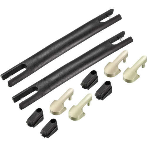 Luggage Handle, 205mm Long Strap Grip Replacement for Suitcase Case Black 2Pcs