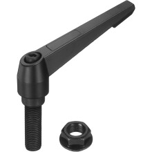Adjustable Clamping Lever Handles, M16x50mm Zinc Alloy Male Thread Stud Knobs with Nuts Quick Release Bolt Rotating Screw Handles for Lathes Woodworki