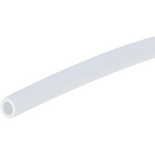 6.6ft PTFE Tube 0.8mm ID x 1.2mm OD PTFE Tubing for PLA ABS 3D Printer Filament, White Connector Tubing