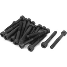 M5 x 40mm 12.9 Alloy Steel Hex Socket Head Cap Screws Bolt Black 20pcs
