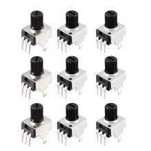 Carbon Film Potentiometer Rotary Variable Resistors Single Turn 1K,5K,10K,20K,50K,100K,200K,500K,1M Ohm Each 5pcs 45pcs