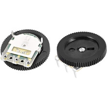10K Ohm Dial Wheel Potentiometer for Audio Stereo Volume Switch Control 16x6mm 20Pcs